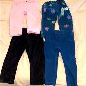 Garanimals Kids Jeans Set - Black, Pink, and Floral